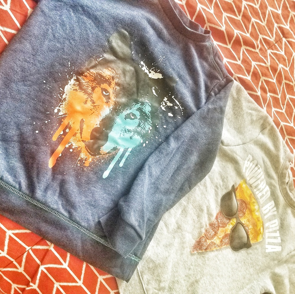 Two sweatshirts size 6/7